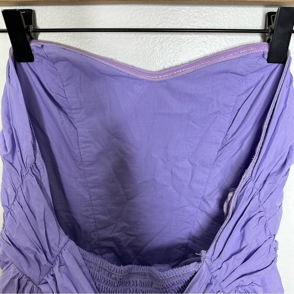 Free People Cohen Poplin Midi Dress in Light Purple Womens Size X-Small - Picture 6 of 11
